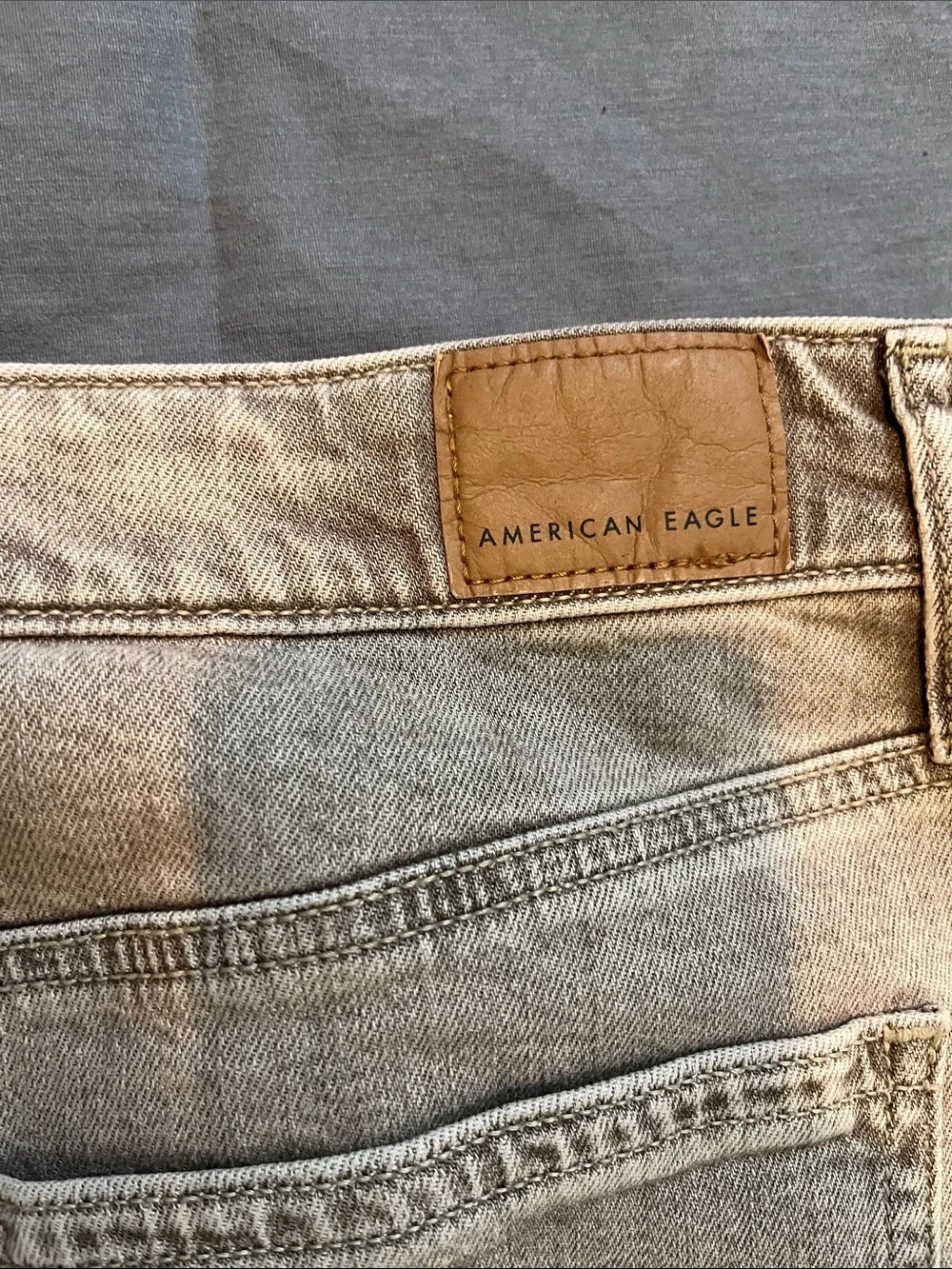 American Eagle Outfitters Beige/Tan Denim Skirt